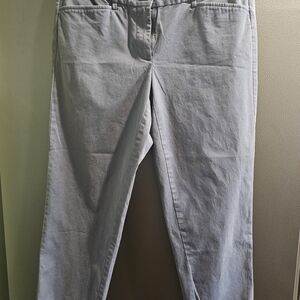 LOFT Women's Gray Crop
